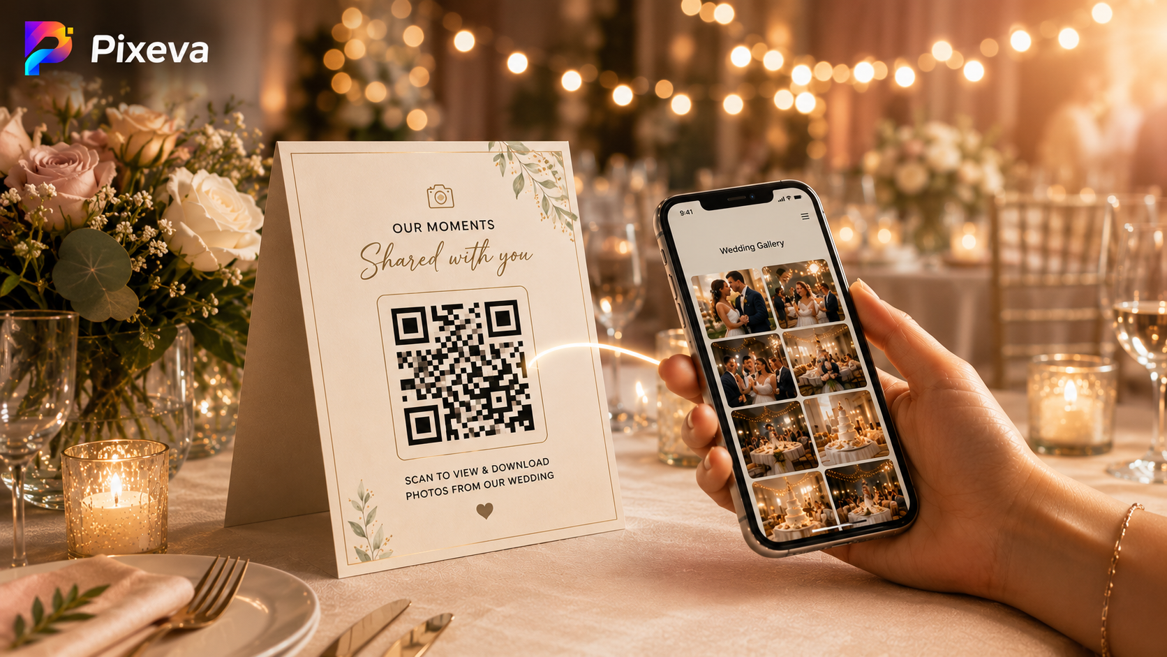How to Share Wedding Photos with Guests Using QR Codes
