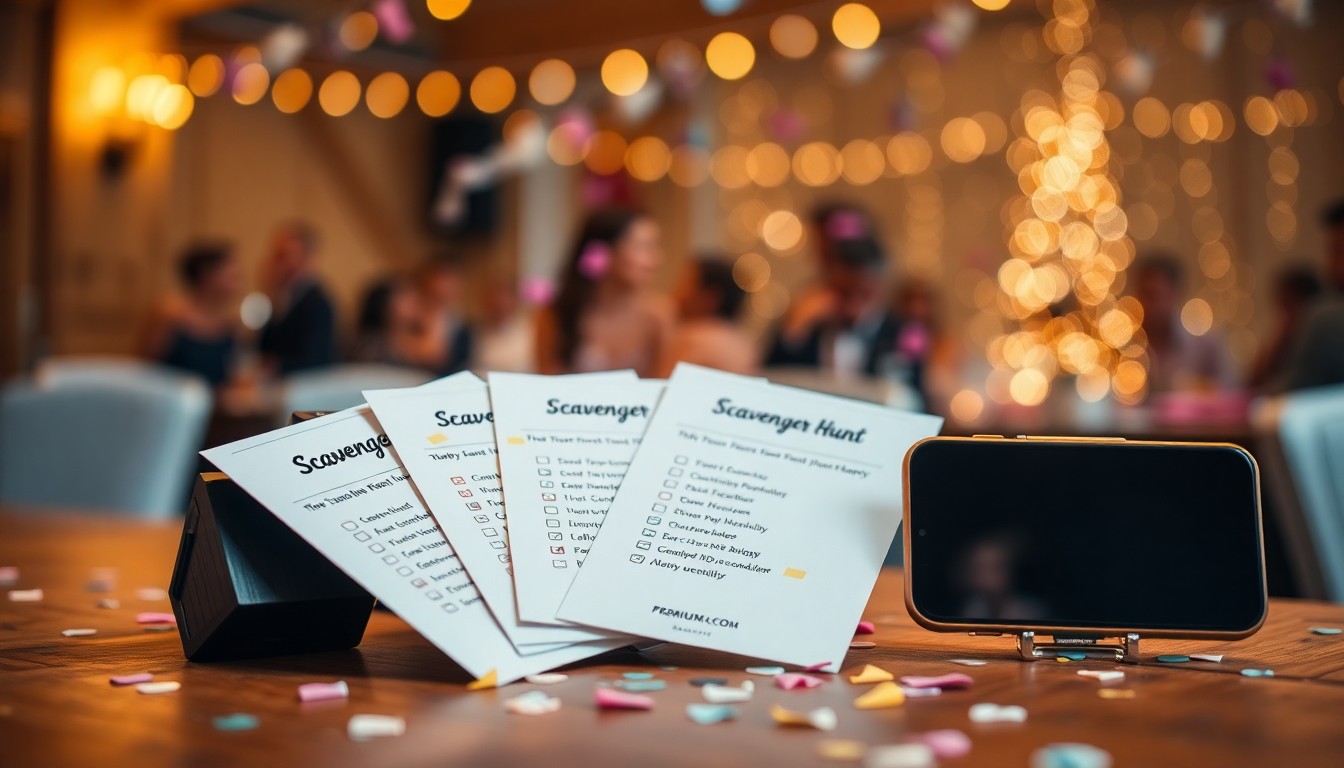 Free Online Scavenger Hunt Maker for Weddings, Parties & Corporate Events