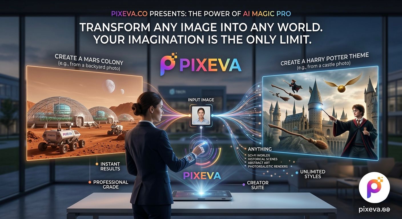 Transform Any Image Into Any World: Introducing AI Magic Pro